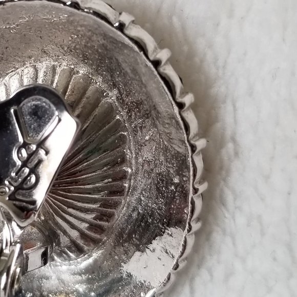 Yves Saint Laurent Rhinestone Clip On Earrings - Picture 10 of 13